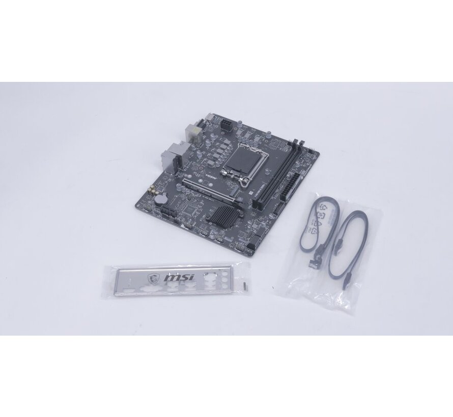 PRO H610M-E | Socket LGA 1700 | Intel H610 | 2xDDR4 | Micro-ATX | Moederbord | 2e Kans (refurbished)