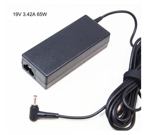 OEM 65W Adapter | Voor ASUS B400A | Center Pin (19V 3.42A) | Zwart