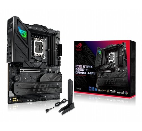 Asus ASUS ROG Strix B860-F GAMING WIFI | Socket LGA 1851 | Intel B860 | 4xDDR5 | ATX | Moederbord