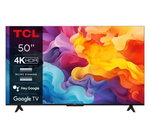 TCL 50P69B | 50'' 4K Ultra HD LED Smart TV | Google TV met HDR10+ | HDMI 2.1 | 50Hz | Wifi