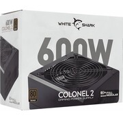 White Shark Colonel 2 | 600 Watt Bronze ATX PSU | Power Supply | Voeding
