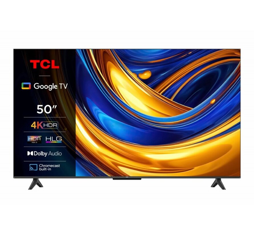 50P61B 50" | 4K Ultra HD LED Smart TV | Google TV + Wifi | HDR10 | Elegant Design | 60Hz
