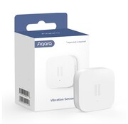 Aqara Vibratiesensor | Detecteert trillingen, kantelingen en bewegingen | Draadloos | Batterijgevoed (CR2032) | Zigbee 3.0 | Compatibel met HomeKit, A