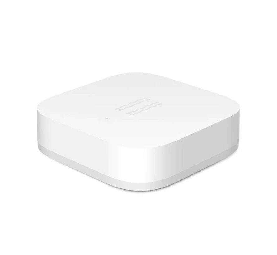 Vibratiesensor | Detecteert trillingen, kantelingen en bewegingen | Draadloos | Batterijgevoed (CR2032) | Zigbee 3.0 | Compatibel met HomeKit, A