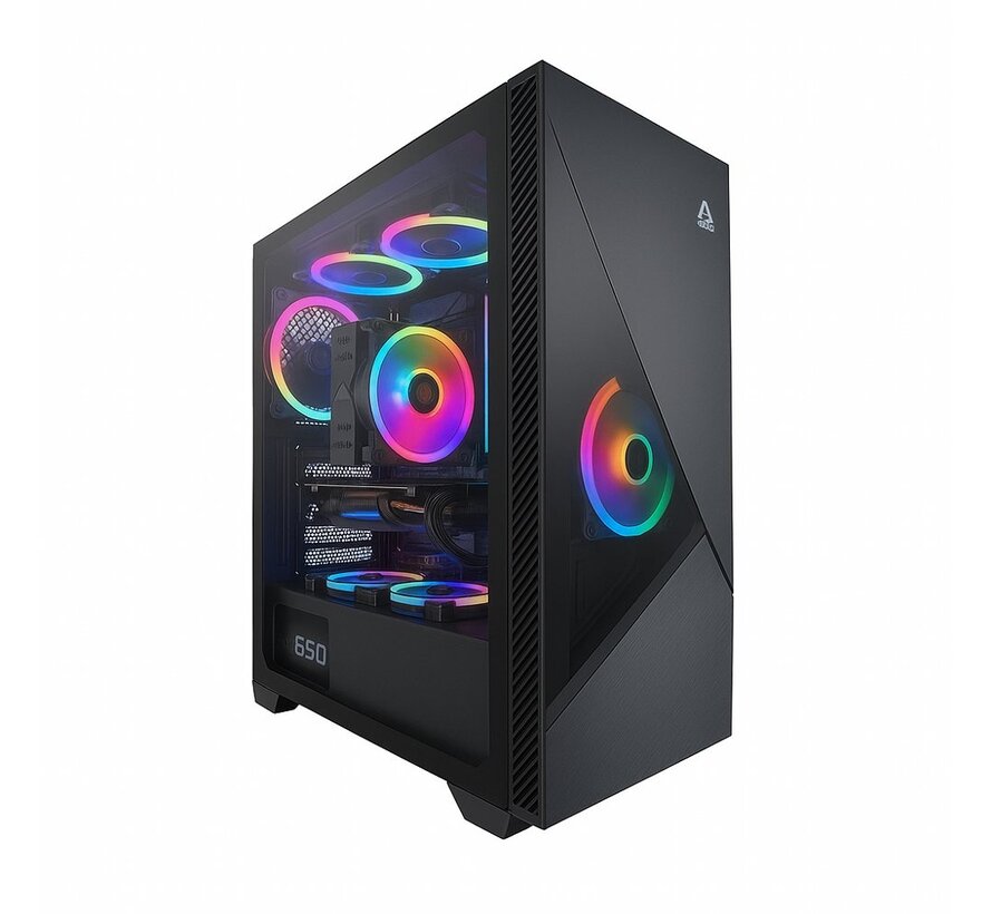 AKTIE Performance RGB Desktop | Intel Core i5-14400F | RTX 4060 8GB VRAM | 32GB RAM | 1TB SSD | Windows 11 Pro | Midi-Tower Behuizing