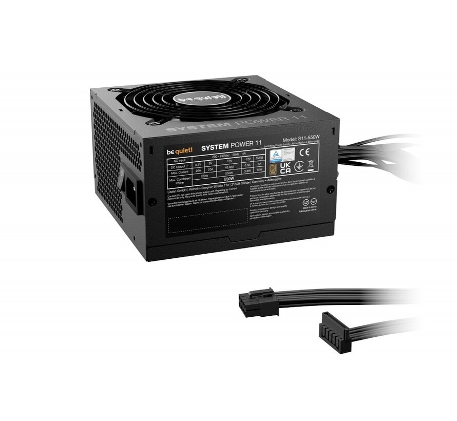 System Power 11 550W | 550 Watt Bronze ATX PSU | Niet Modulair | Power Supply | Voeding