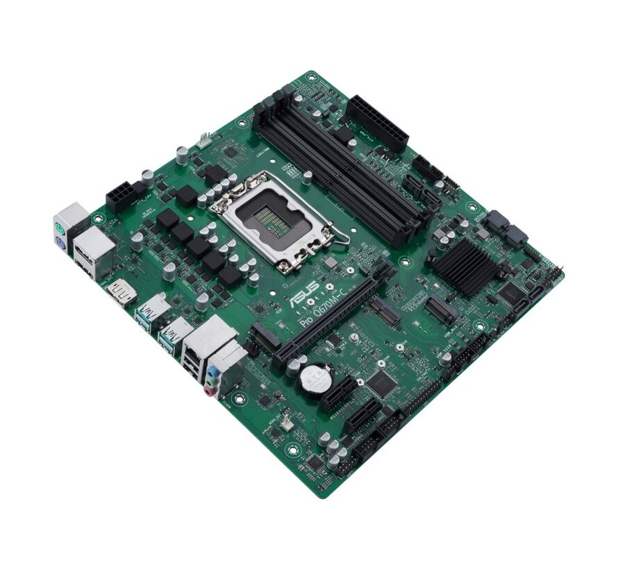 ASUS PRO Q670M-C-CSM | Socket LGA 1700 | Intel Q670 | 4xDDR5 | Micro-ATX | Moederbord