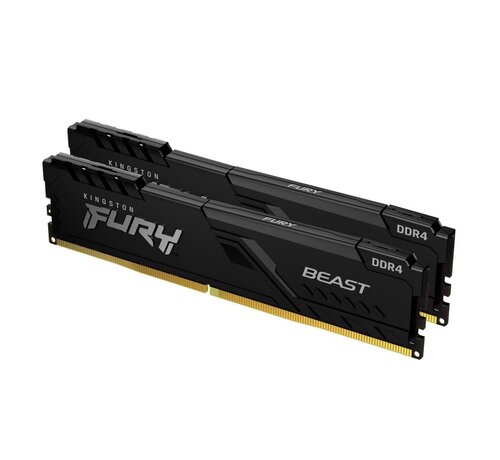 Kingston Fury Beast | 16GB 2x8GB DDR4 | 2666MHz | DIMM | CL16 | Geheugenmodule | RAM