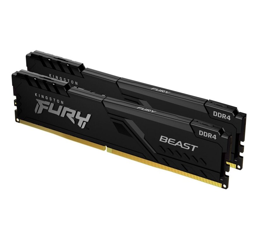 Fury Beast | 16GB 2x8GB DDR4 | 2666MHz | DIMM | CL16 | Geheugenmodule | RAM