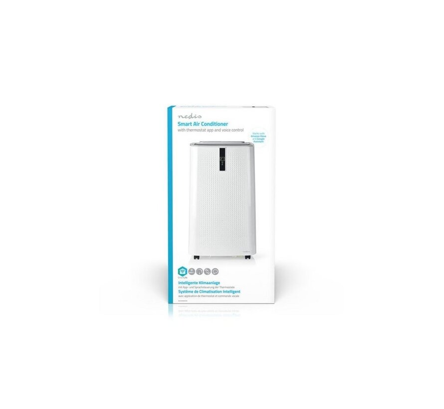 WIFIACMB1WT9 | Mobiele airconditioner | 3-in-1: koelen, ontvochtigen, ventileren | 9000 BTU | Wi-Fi & app-bediening | 65 dB | Wit