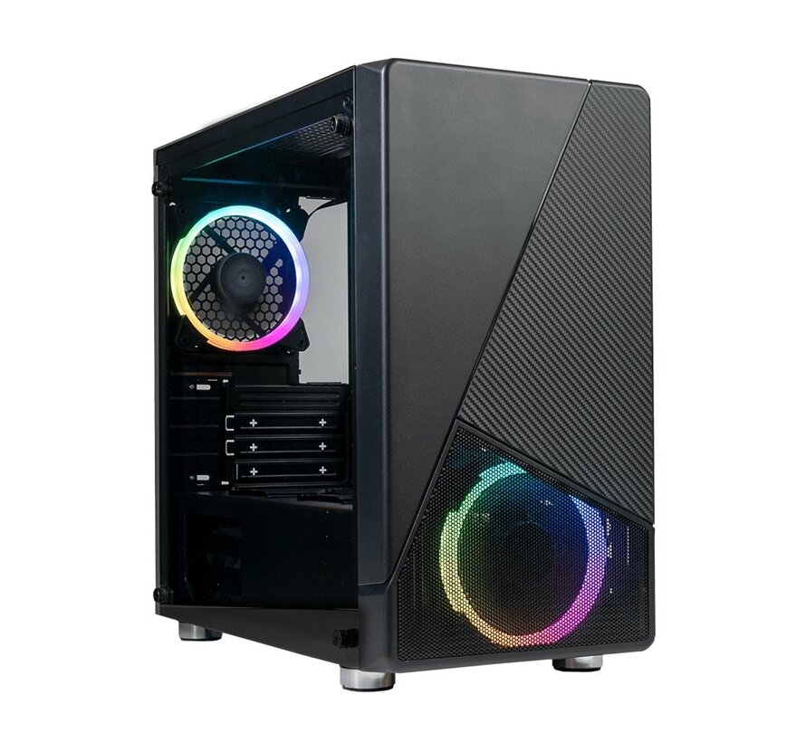 Noir 130 RGB | Micro Tower Case | Zwart | Open Box (refurbished)