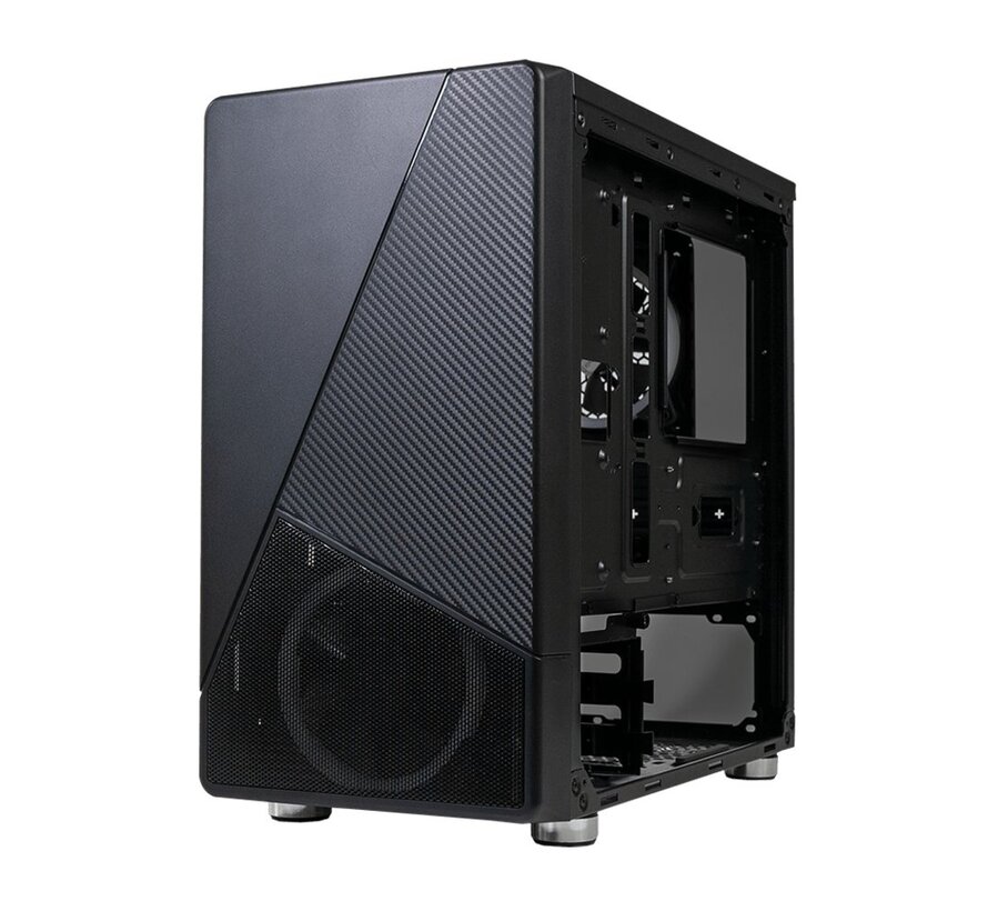 Noir 130 RGB | Micro Tower Case | Zwart | Open Box (refurbished)