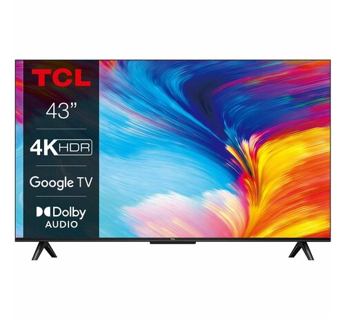 TCL 43P635 43'' | Ultra HD 4K | LED Smart TV | Wifi | Google TV | HDR10 | 60Hz | Refurbished Gold (refurbished)