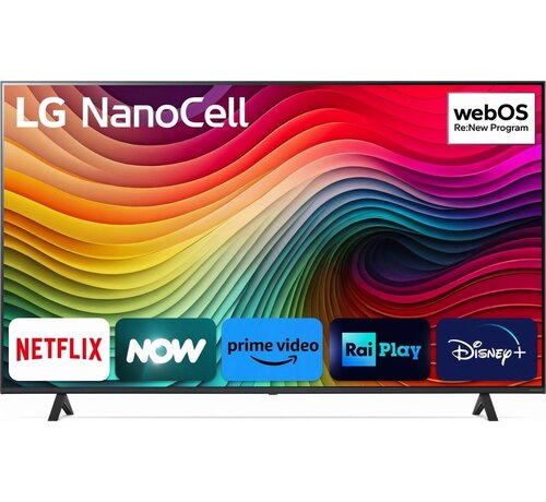 LG NanoCell 55NANO81T6A 55" | Ultra HD 4K NanoCell Smart TV | WebOS + Wifi | NanoCell voor Levendige Kleuren | HDR10 | 50Hz