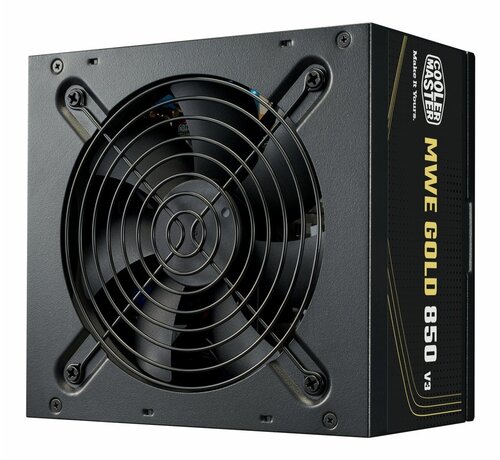 CoolerMaster Cooler Master MWE Gold 850 V3 | 850W ATX 3.1 Voeding | 24-Pin | 80 Plus Gold | Zwart