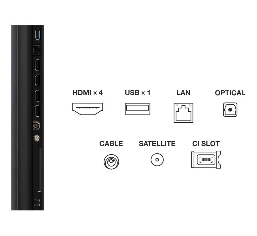 65C79K (2025) | 65'' Ultra HD 4K | QD-Mini LED Smart TV | Wifi | Google TV | Dolby Vision | 120Hz
