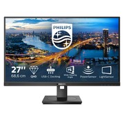 Philips 276B1/00 27" | 2560x1440 IPS | USB-C | USB-Hub | 75Hz | 350cd/m² | 1000:1 Contrast | 178° Kijkhoek | Monitor