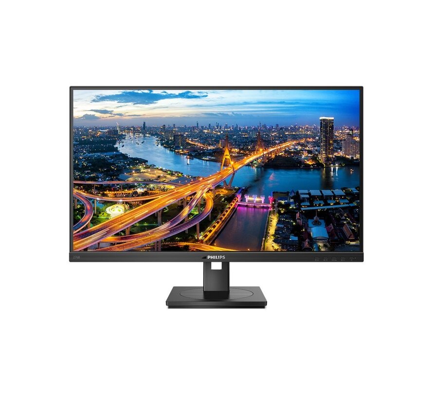 276B1/00 27" | 2560x1440 IPS | USB-C | USB-Hub | 75Hz | 350cd/m² | 1000:1 Contrast | 178° Kijkhoek | Monitor