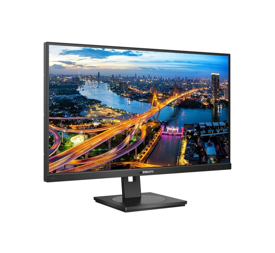 276B1/00 27" | 2560x1440 IPS | USB-C | USB-Hub | 75Hz | 350cd/m² | 1000:1 Contrast | 178° Kijkhoek | Monitor