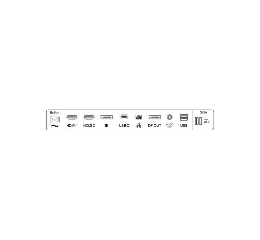 276B1/00 27" | 2560x1440 IPS | USB-C | USB-Hub | 75Hz | 350cd/m² | 1000:1 Contrast | 178° Kijkhoek | Monitor