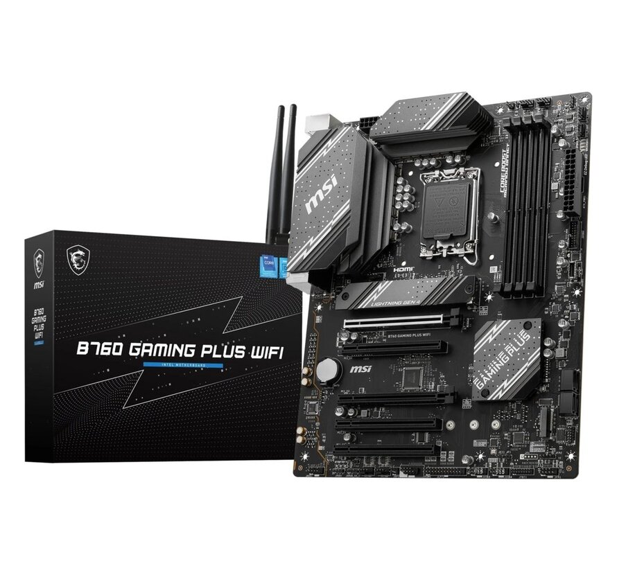 B760 GAMING PLUS WIFI | Socket LGA 1700 | Intel B760 | 4xDDR5 | ATX | Moederbord
