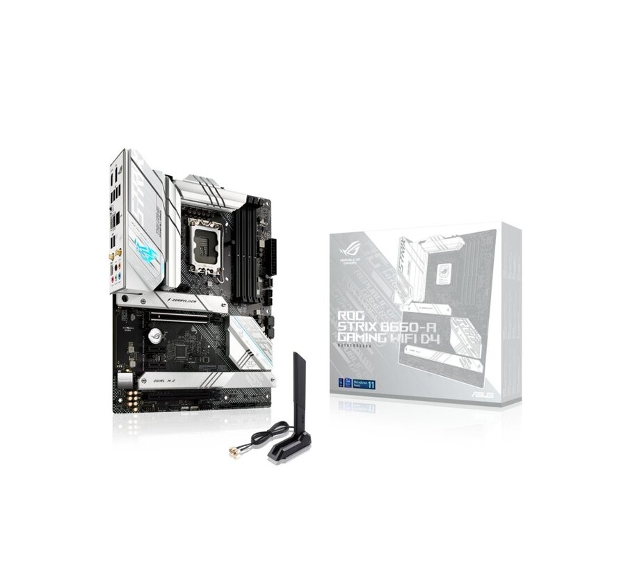 ASUS ROG STRIX B660-A GAMING WIFI D4 | Socket LGA 1700 | Intel B660 | 4xDDR4 | ATX | Moederbord