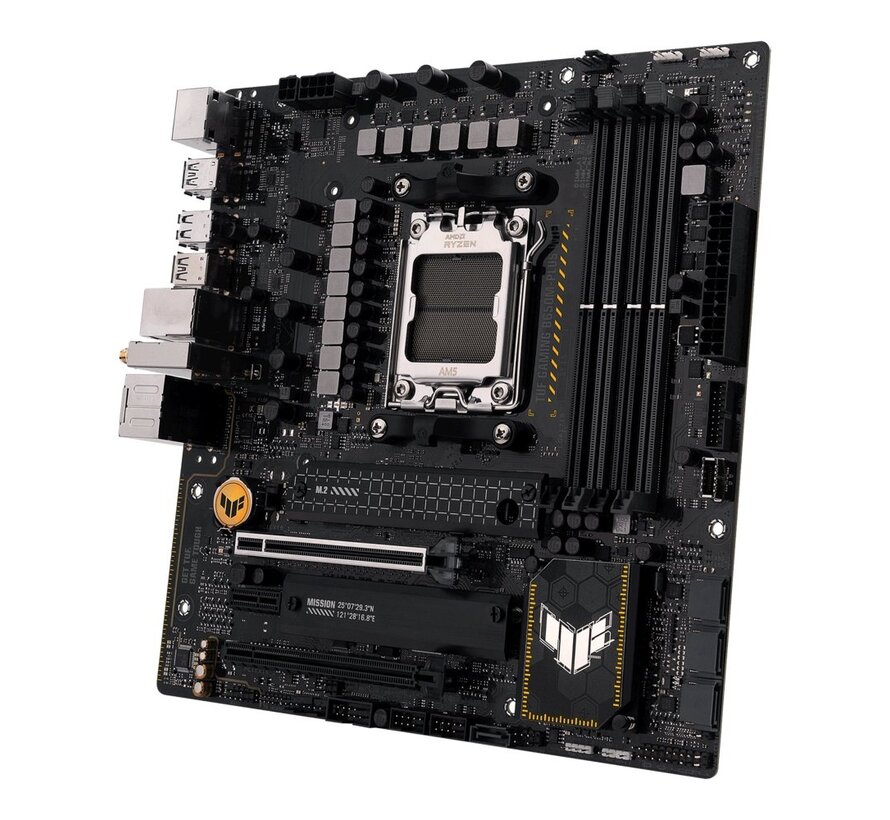 ASUS TUF GAMING B650M-PLUS WIFI | AMD B650 | Socket AM5 | Micro-ATX Moederbord