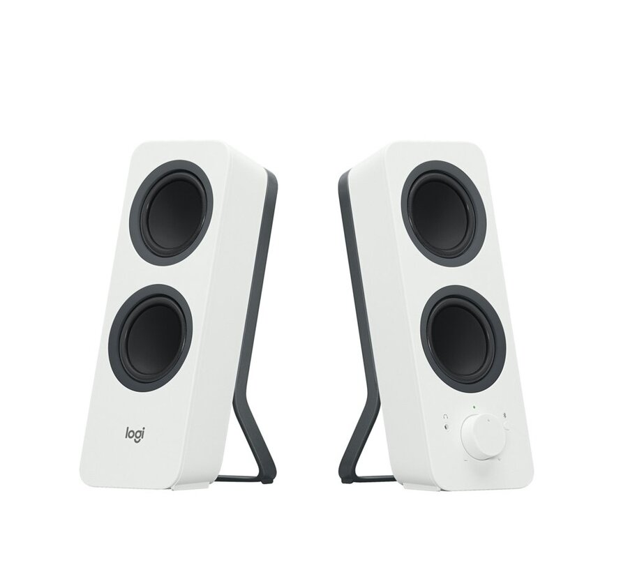 Z207 | 2.0 Luidsprekerset | Bluetooth en 3,5mm | Zwart/Wit