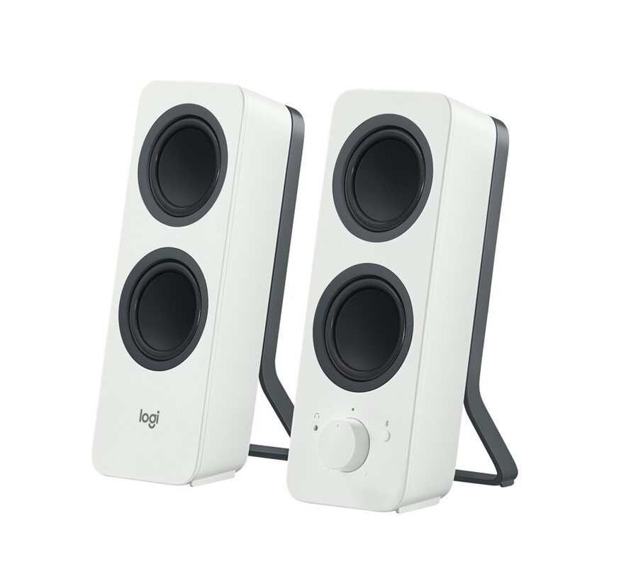 Z207 | 2.0 Luidsprekerset | Bluetooth en 3,5mm | Zwart/Wit