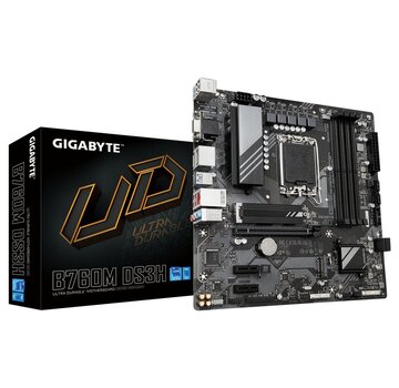 Gigabyte B760M DS3H DDR4 | Socket LGA 1700 | Intel B760 | 4xDDR4 | Micro-ATX | Moederbord
