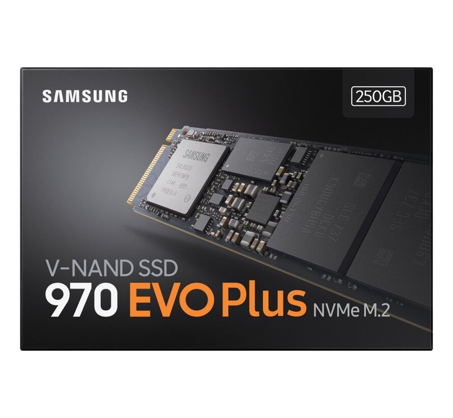 970 Evo Plus | 250GB NVMe SSD | M.2 | 3.500MB/s