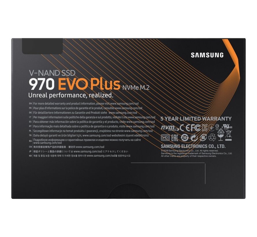 970 Evo Plus | 250GB NVMe SSD | M.2 | 3.500MB/s