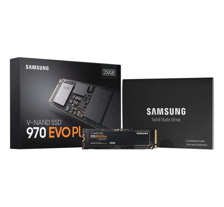 970 Evo Plus | 250GB NVMe SSD | M.2 | 3.500MB/s