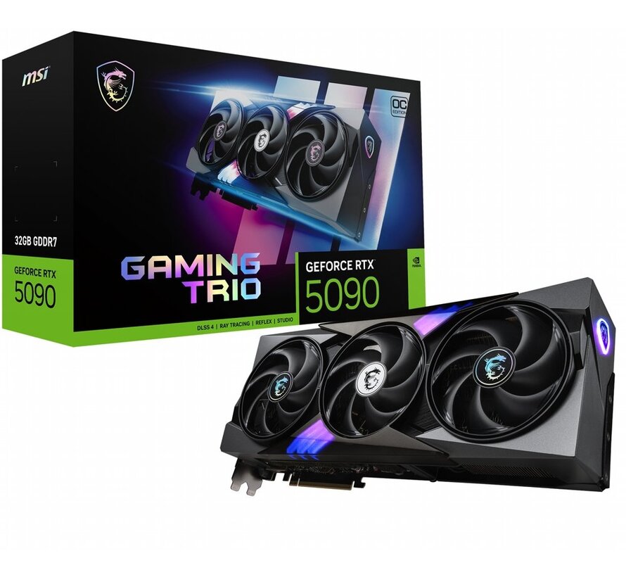 GeForce RTX 5090 GAMING TRIO OC | 32 GB GDDR7 VRAM | 4K Gaming & AI | Videokaart | GPU | Nvidia