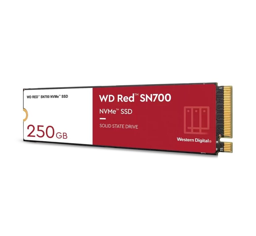 WD Red SN700 | 250GB M.2 NVMe SSD | PCIe 3.0 x4 | Voor NAS-systemen