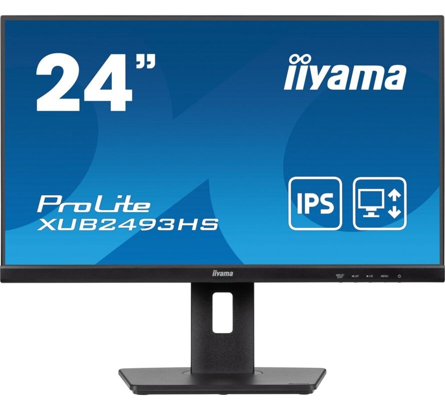 iiyama ProLite XUB2493HS-B6 | 23.8" Full HD IPS Monitor | 1920x1080 | Zwart