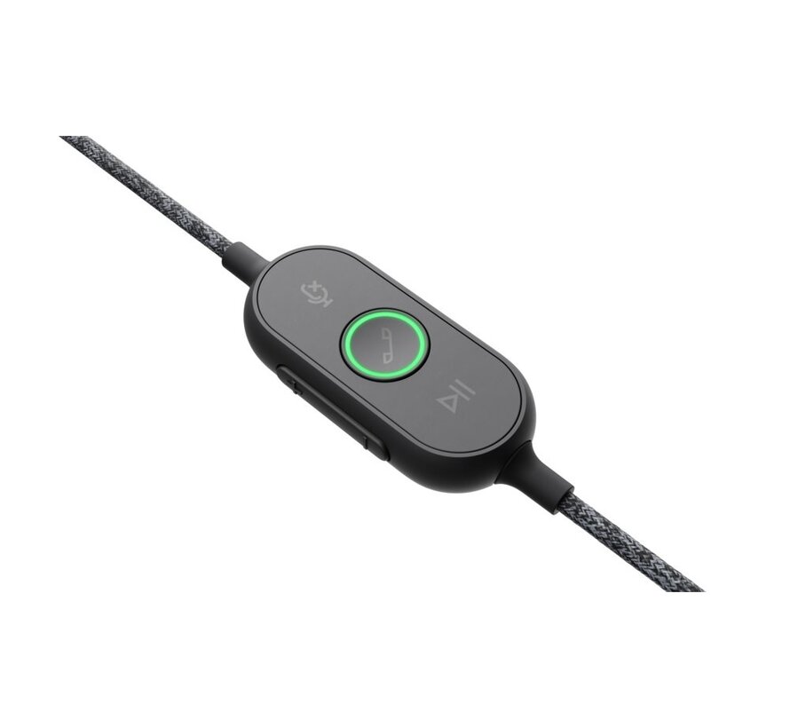 Zone Wired Headset | USB-C/A | Bedrade Headset met Microfoon | Grafiet