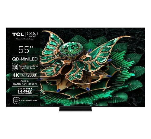 TCL 55C71K (2025) | 55'' Ultra HD 4K | QD-Mini LED Smart TV | Wifi | Google TV | Dolby Vision | 120Hz