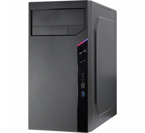 Inter-Tech IT-6505 Reto | Micro Tower Case | Zwart