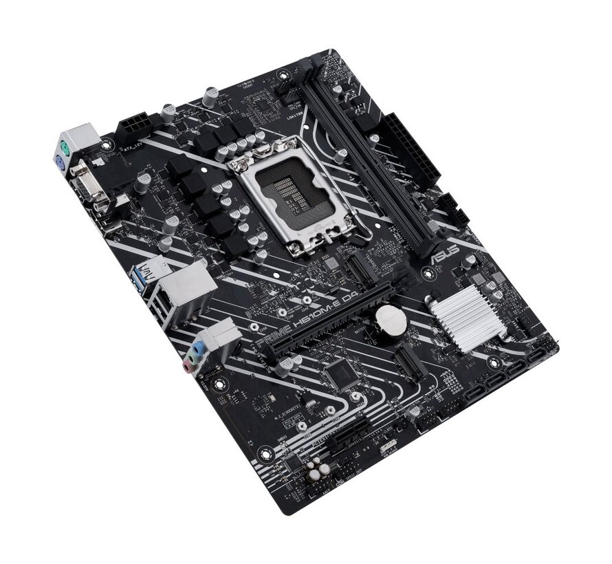 ASUS PRIME H610M-E D4-CSM | Socket LGA 1700 | Intel H610 | 2xDDR4 | Micro-ATX | Moederbord