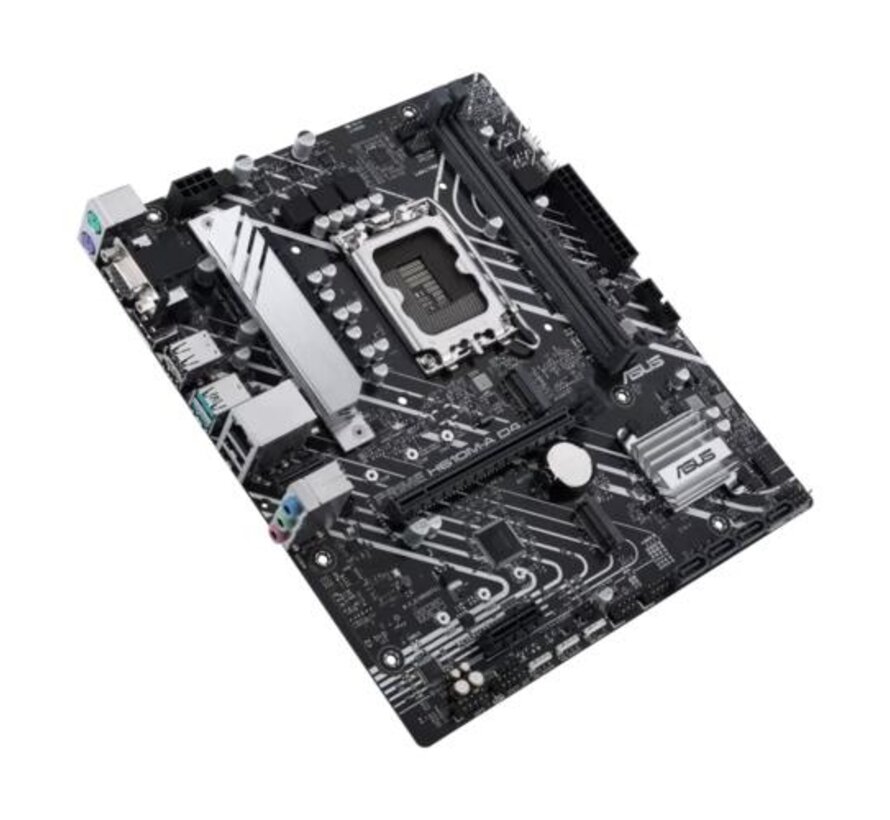 ASUS PRIME H610M-A D4-CSM | Socket LGA 1700 | Intel H610 | 2xDDR4 | Micro-ATX | Moederbord