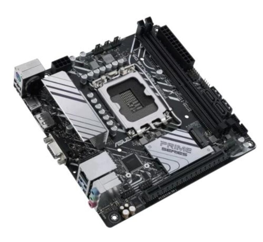 ASUS PRIME H610I-PLUS D4-CSM | Socket LGA 1700 | Intel H610 | 2xDDR4 | Mini-ITX | Moederbord