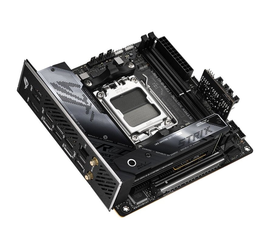 ASUS ROG STRIX X670E-I GAMING WIFI | Socket AM5 | AMD X670 | 2xDDR5 | Mini-ITX | Moederbord