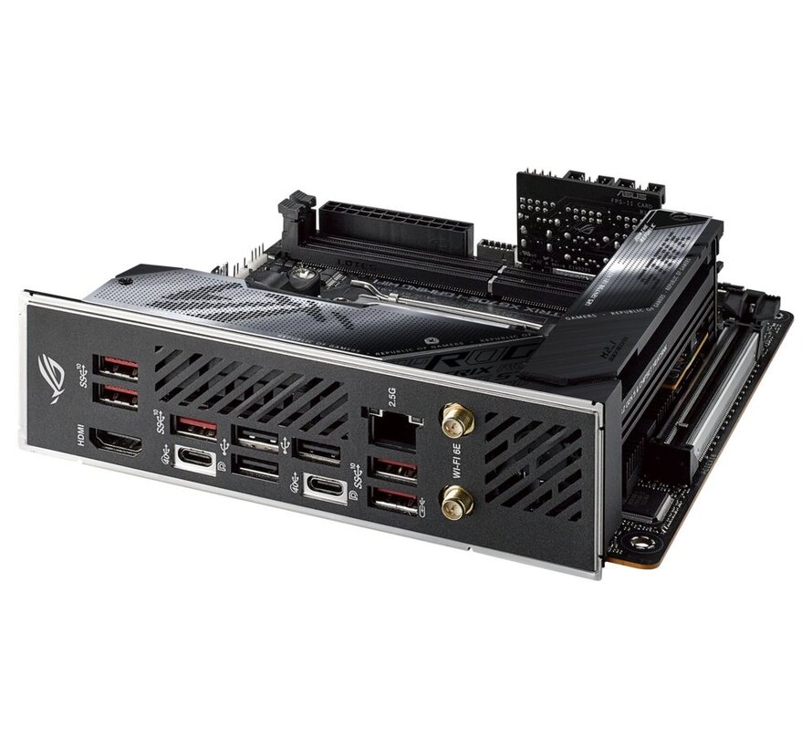 ASUS ROG STRIX X670E-I GAMING WIFI | Socket AM5 | AMD X670 | 2xDDR5 | Mini-ITX | Moederbord