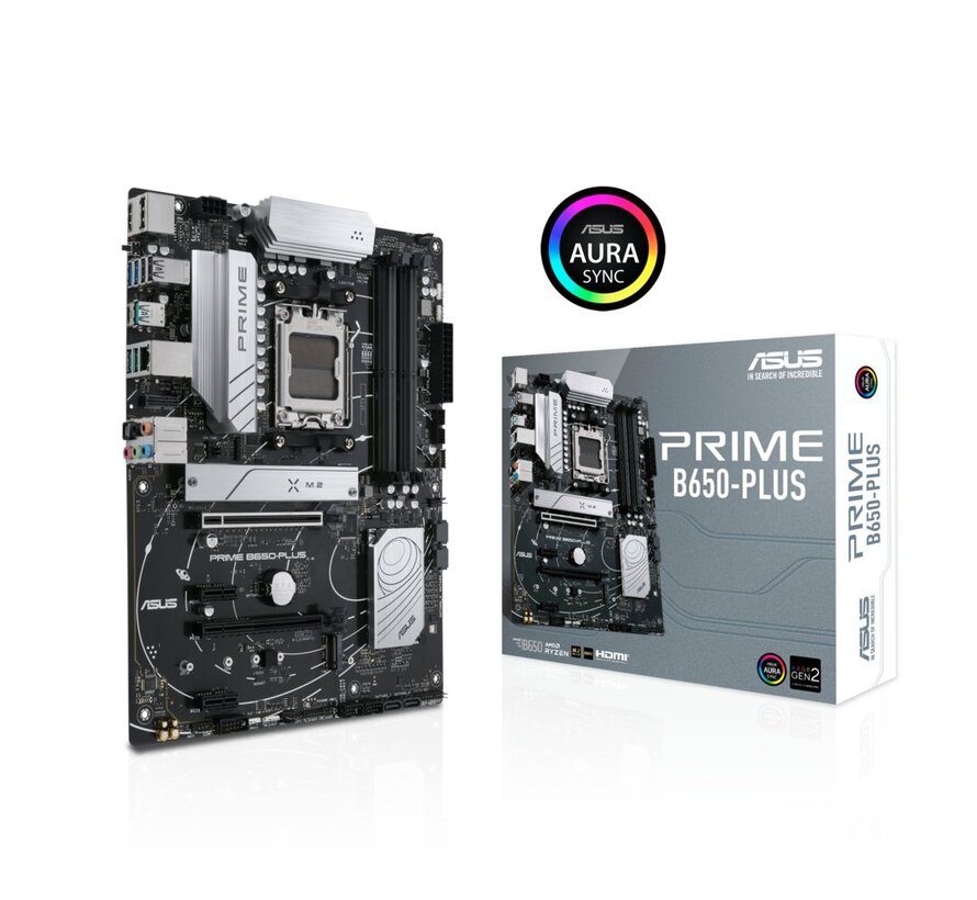 ASUS PRIME B650-PLUS-CSM | Socket AM5 | AMD B650 | 4xDDR5 | ATX | Moederbord