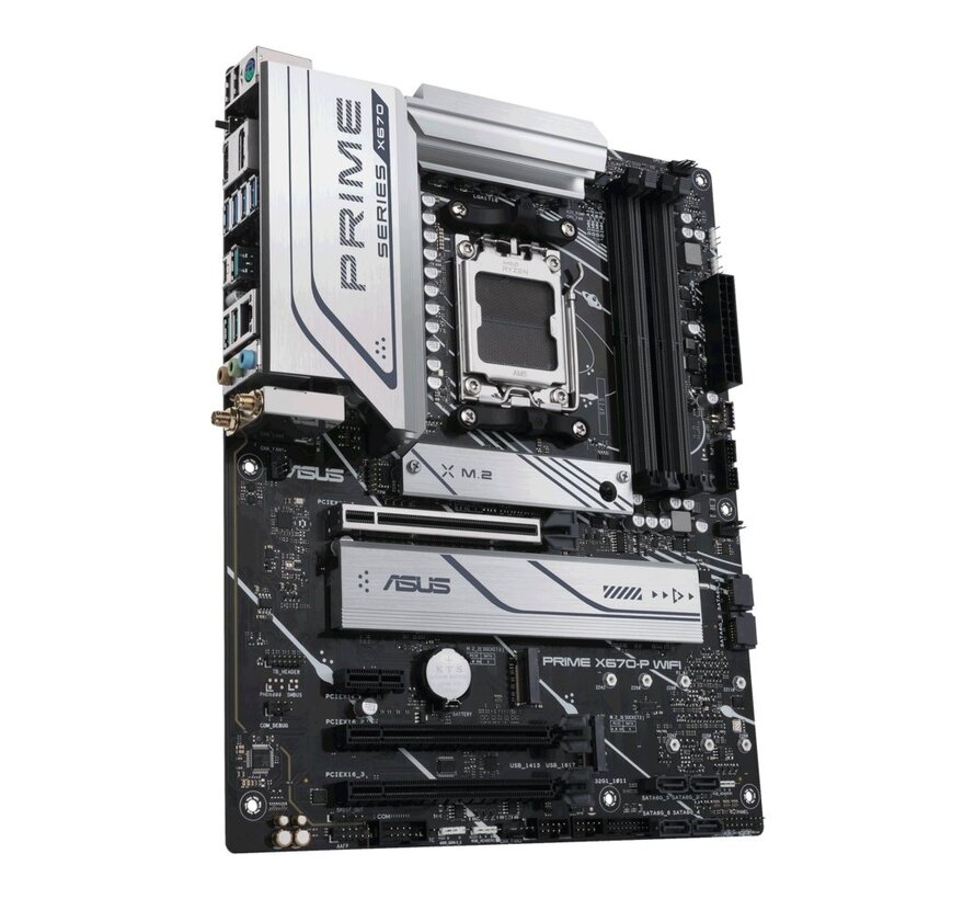 ASUS PRIME X670-P WIFI | Socket AM5 | AMD X670 | 4xDDR5 | ATX | Moederbord