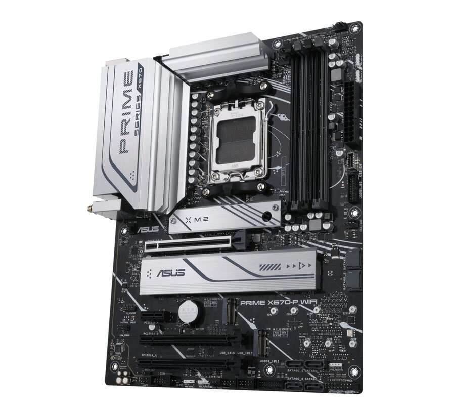 ASUS PRIME X670-P WIFI | Socket AM5 | AMD X670 | 4xDDR5 | ATX | Moederbord