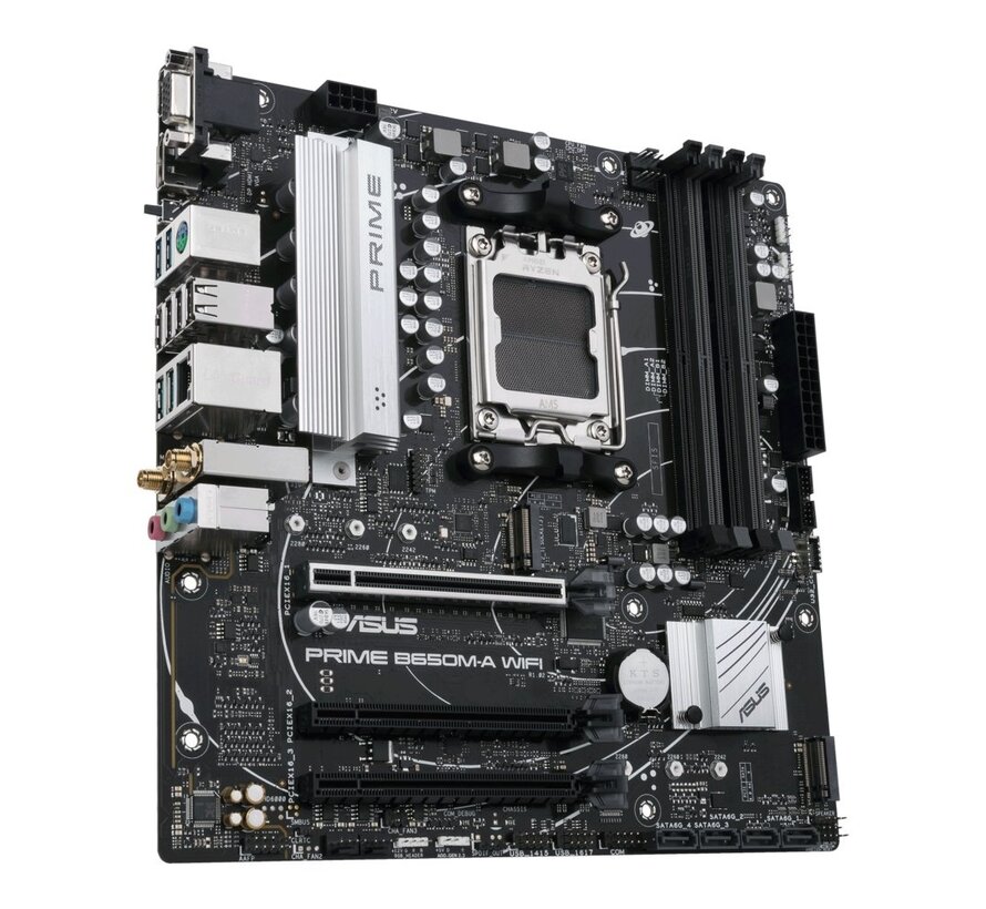 ASUS PRIME B650M-A WIFI | Socket LGA 1700 | Intel B760 | 4xDDR5 | Micro-ATX | Moederbord