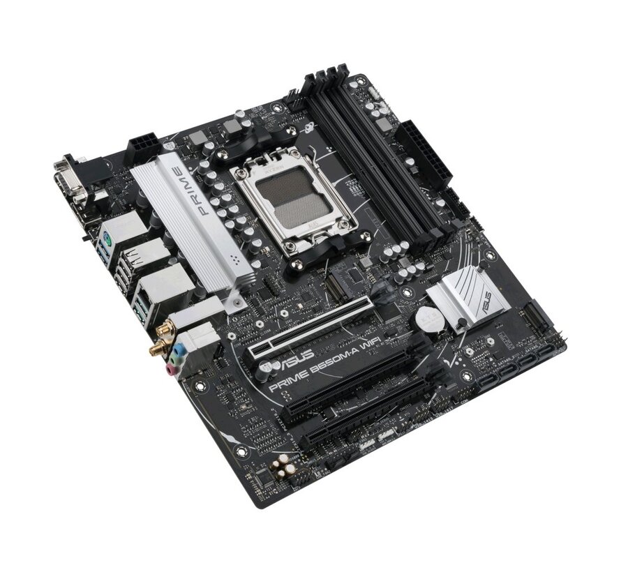 ASUS PRIME B650M-A WIFI | Socket LGA 1700 | Intel B760 | 4xDDR5 | Micro-ATX | Moederbord