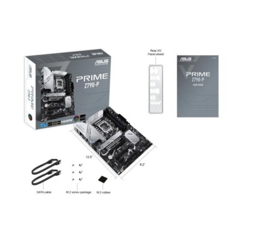 ASUS PRIME Z790-P | Socket LGA 1700 | Intel Z790 | 4xDDR5 | ATX | Moederbord